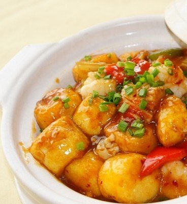 金针菇烩日本豆腐，家常随饭菜